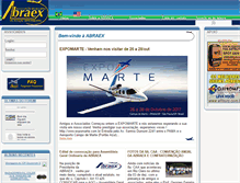 Tablet Screenshot of abraex.com.br
